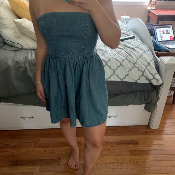 Free People Dresses & Skirts - Free People Mini Jean Dress